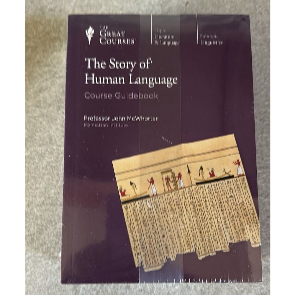 NEW SEALED Story of Human Language DVD & Guide Great Courses